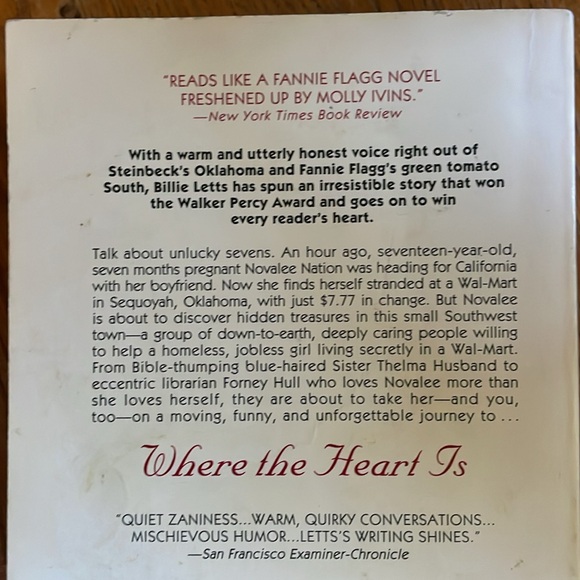 Where the Heart Is by Billie Letts - Picture 2 of 3